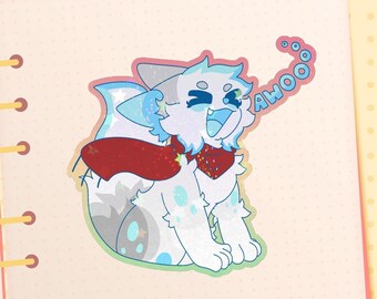 SnowPaw Awooo Sticker