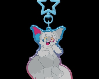 Overlap Epoxy Keychain