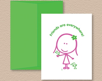 Friends Are Everywhere Note Cards