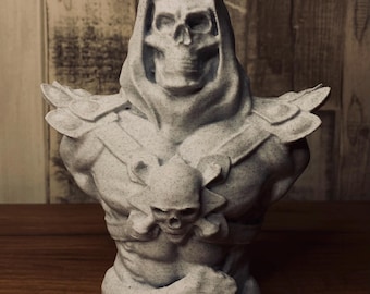 Skeletor Statue 3D Printed Masters of the Universe Sculpture Pop Culture Decor Geek Gift
