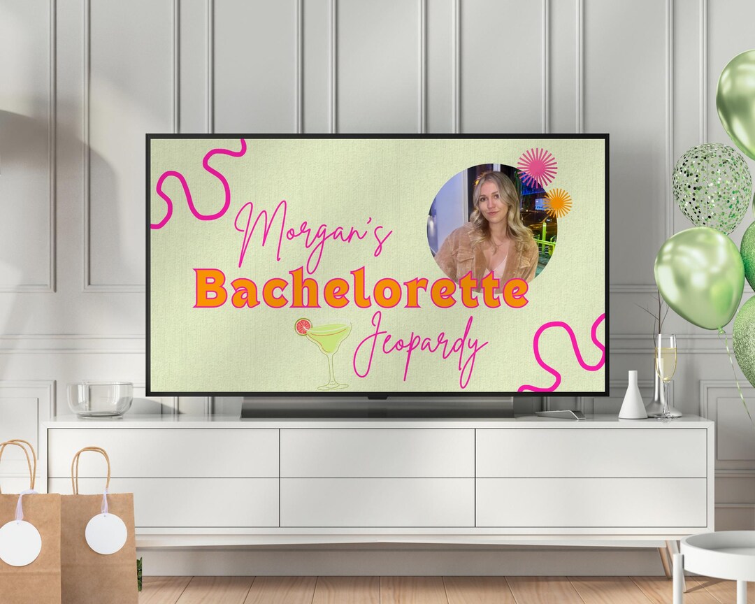Bachelorette Jeopardy Game Template Margs & Matrimony Editable