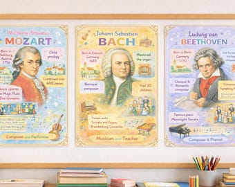 バンパー ビンテージ作曲家パック: ベートーベン、バッハ