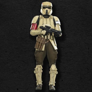 Shoretrooper Full Wearable Armor And Helmet for 3D Print, Star War Shoretrooper 3D STL Model Print, Soldier STL File of Star War 3D Print