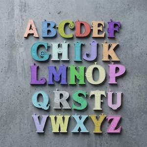 Steampunk Alphabet STL for 3D Print, Decorative Font STL Printing Model