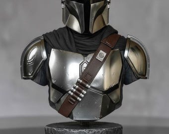 Busto de Mando STL para impresión 3D, modelo de impresión STL de estatua de Star Wars