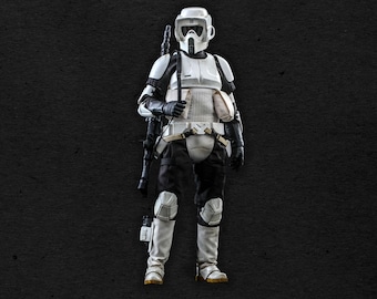 Scout Trooper Full Wearable Armor And Helmet for 3D Print, Star War Scout Trooper 3D STL Model Print, Trooper STL File of Star War 3D Print