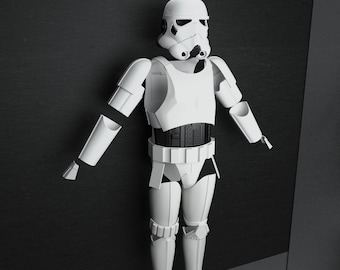 Stormtrooper Full Wearable Armor And Helmet for 3D Print, Star War Rogue One Stormtrooper 3D STL Model Print, STL File of Star War 3D Print