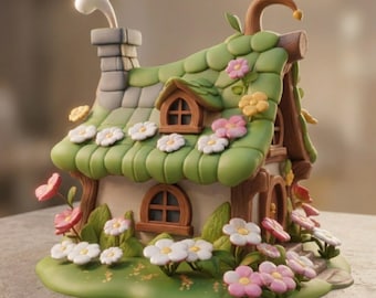 Impression 3D de la maison des elfes pour impression 3D, modèle d'impression STL pour maison de poupée