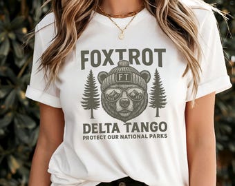 Camiseta de Parques Nacionales del Oso FDT: Camiseta política anti-Trump