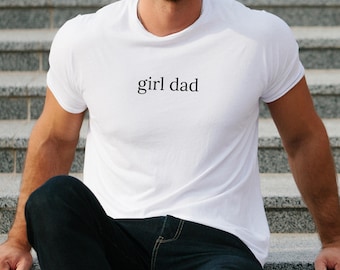 Mädchen Dad Besticktes Shirt, Vatertagsgeschenk