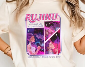 Camiseta Kpop RUJINU: Camiseta de chica Huntrix de Demon Hunters