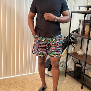 Ankara Summer Shorts for Men