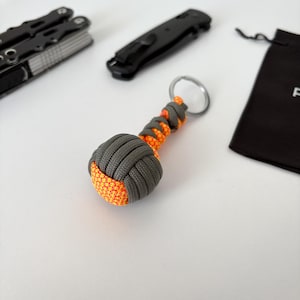 monkey fist paracord keychain, key ring, car keychain