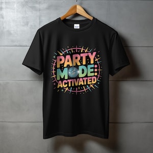 Disco Ball T-Shirt: Retro Party Mode Graphic Tee