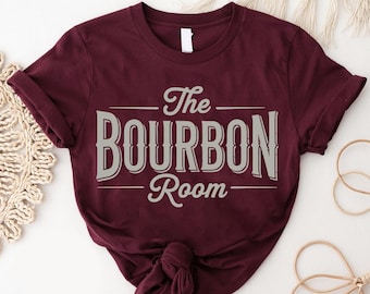 Camiseta Bourbon Room: Camisa Vintage Whiskey Lounge