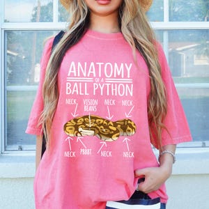 Anatomy of a Ball Python Shirt, Snake Keeper Humor Tee