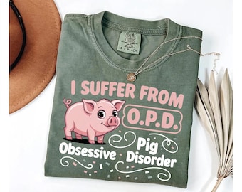 -shirt drôle de porc de Zazzle.be Liste d'envies Vous avez des idées ? Trouble obsessionnel du porc, cadeau pour amoureux des animaux
