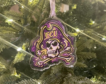 East Carolina University Ornament by Justin Patten