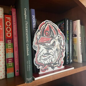 University of Georgia UGA Standee by Justin Patten (Storm Striker Art, Georgia Bulldogs Alumni, Hairy Dawg, UGA Mascot, Best UGA Gift) image 3