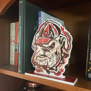 University of Georgia UGA Standee by Justin Patten (Storm Striker Art, Georgia Bulldogs Alumni, Hairy Dawg, UGA Mascot, Best UGA Gift) image 2