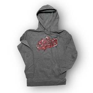 Indiana University Script Unisex Tri Blend Hoodie by Justin Patten