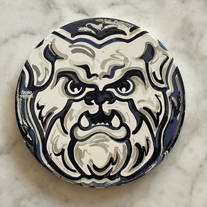 Butler University Stone Coaster by Justin Patten (Storm Striker Art, Best Butler Coaster, Cork Back, Butler Bulldogs)