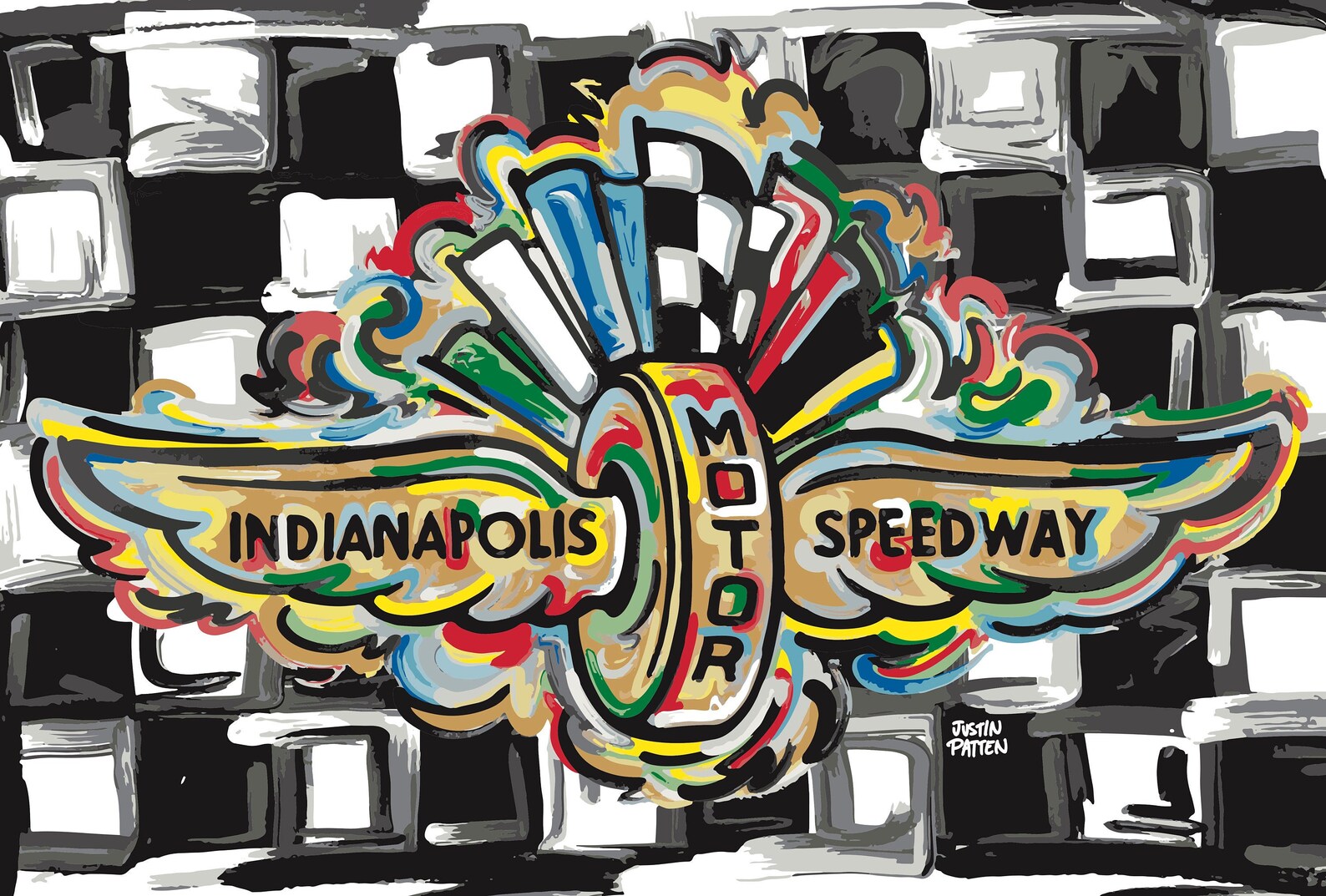 Indy 500 Flag. 2x3 feet Free Shipping Racing Indianapolis | Etsy