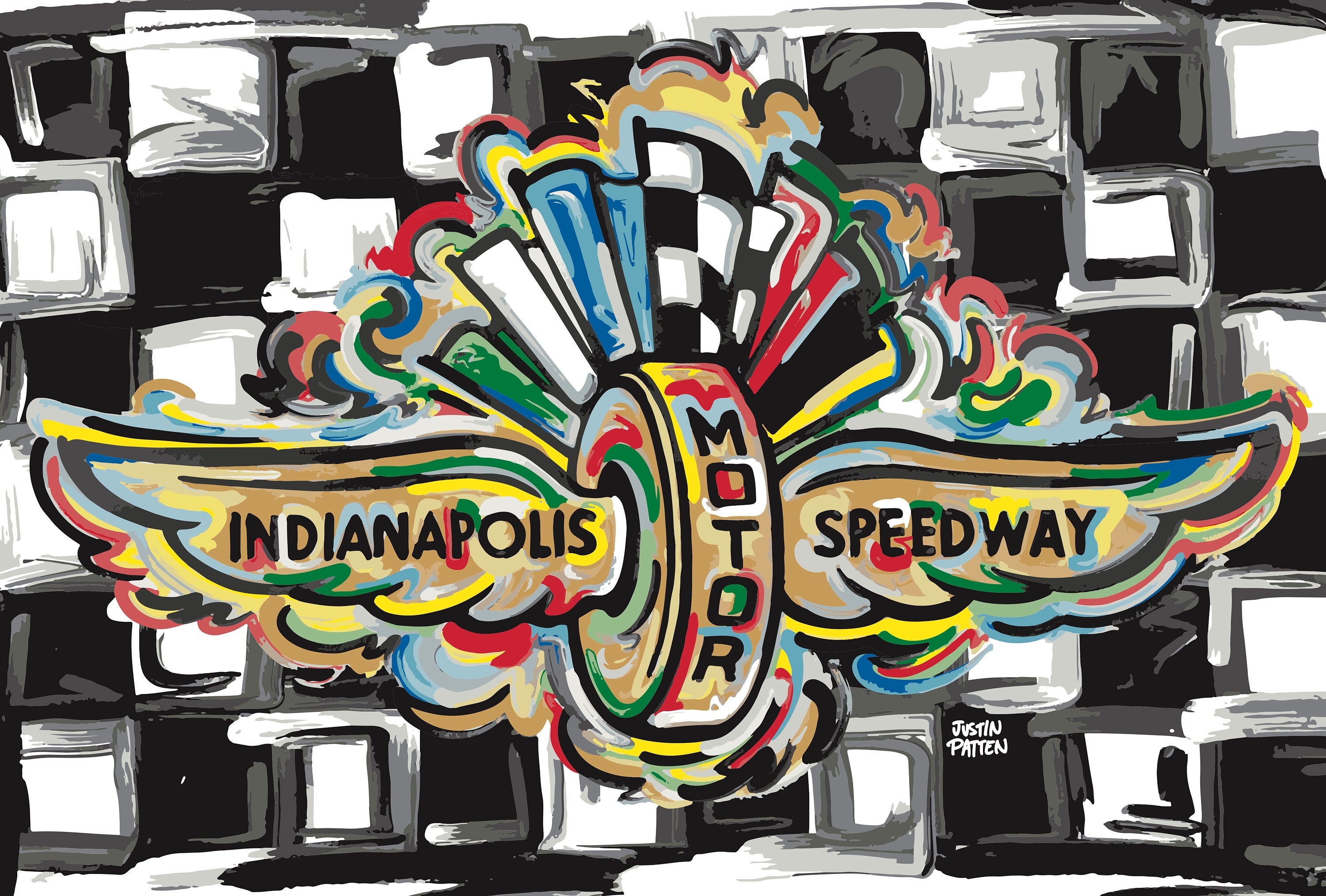Indy 500 Flag. 2x3 feet Free Shipping Racing Indianapolis Etsy