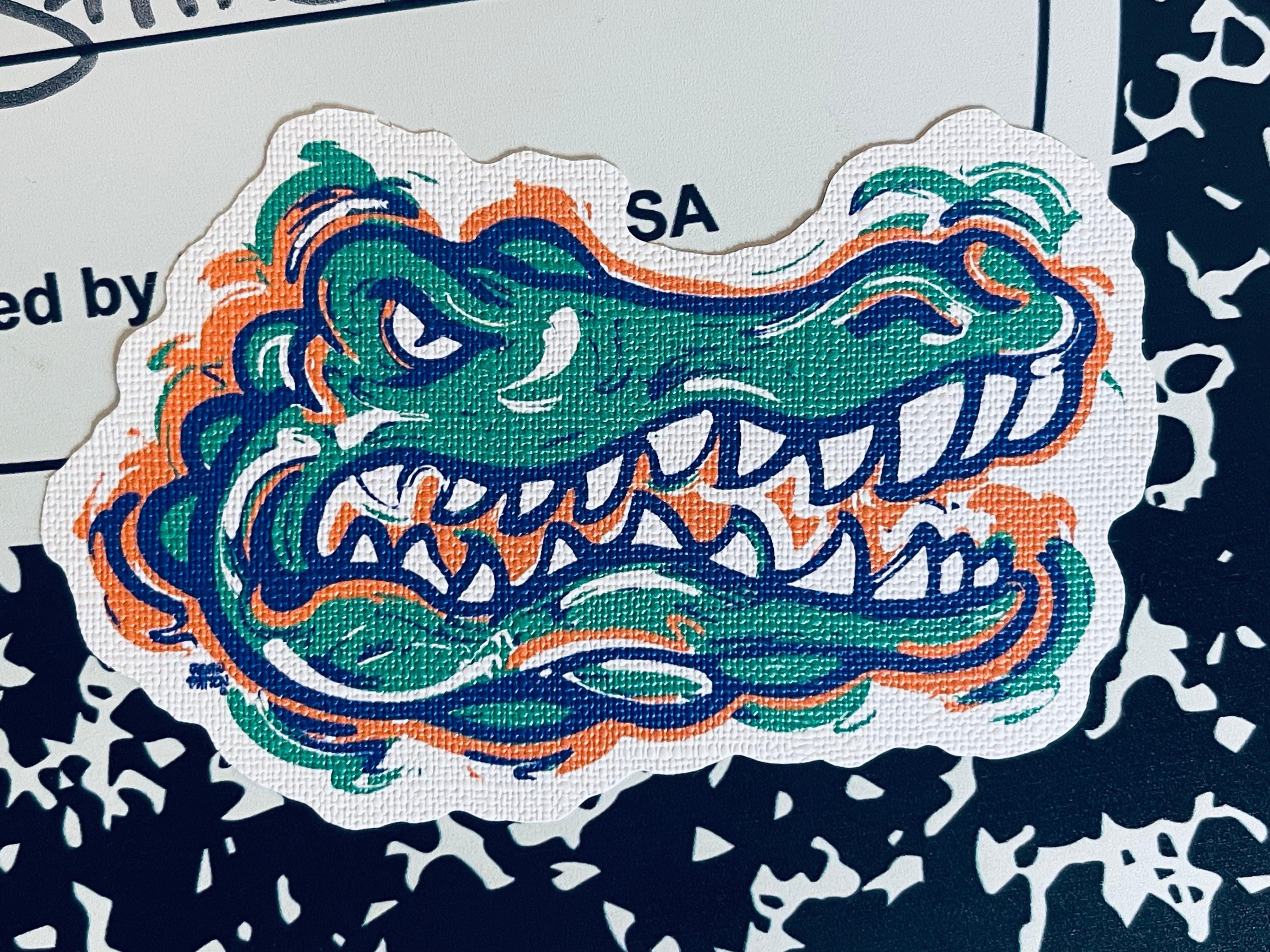 University of Florida Gators Durable Sticker by Justin Patten (Storm Striker Art, Gator Walk, Orange Blue, Gators Alumni, Florida Gift)