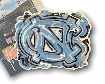 University of North Carolina UNC Magnet by Justin Patten (Storm Striker Art, UNC Gift, UNC Alumni Gift, Beautiful Art)