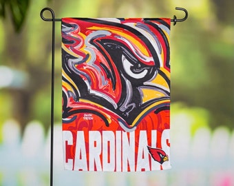 Arizona Cardinals Garden Flag 12" x 18" by Justin Patten