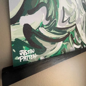 Michigan State University 16" x 20" Spartan Helmet Rolled Print by Justin Patten (Storm Striker Art, Michigan State Alumni, MSU Gift) image 5