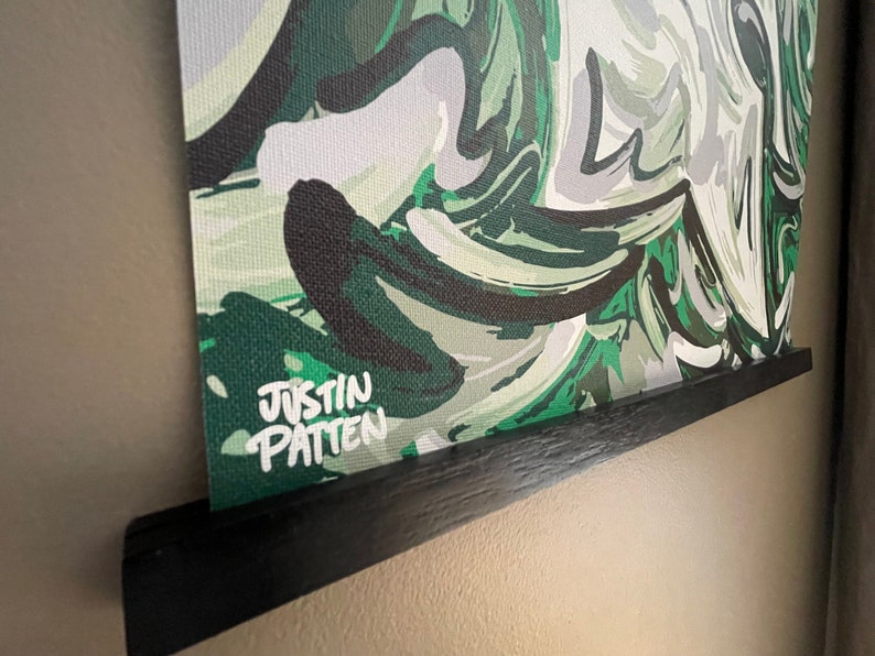 Michigan State University 16" x 20" Spartan Helmet Rolled Print by Justin Patten (Storm Striker Art, Michigan State Alumni, MSU Gift) image 5