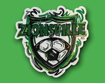 Sticker football Zionsville par Justin Patten