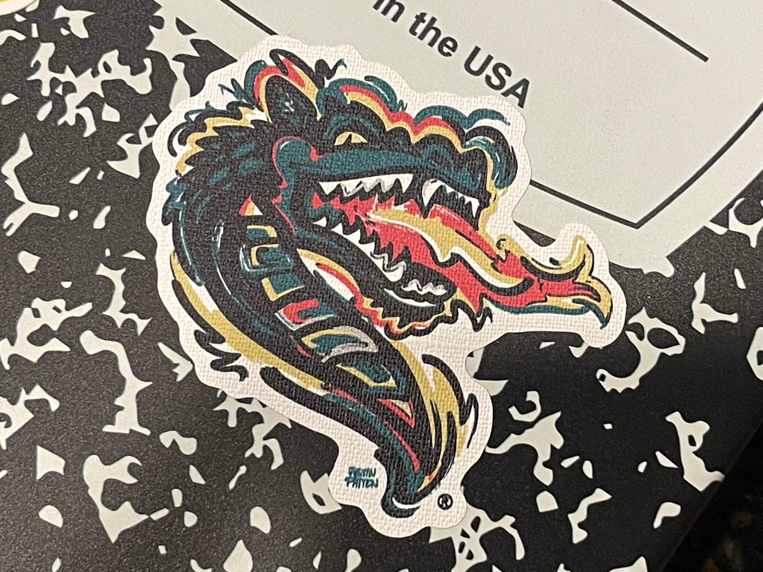 The University of Alabama at Birmingham Mascot Blaze Painted Logo Durable Sticker by Justin Patten (Storm Striker Art, Blaze Gift)