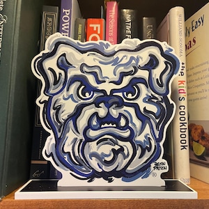Butler University Mascot Standee by Justin Patten (Storm Striker Art, Indianapolis Basketball, Butler Gift, Butler Bulldogs)