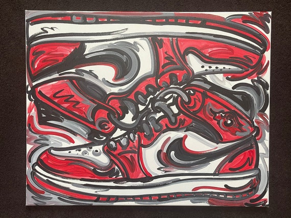 cool nike paintings