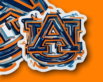 Auburn University AU Mini Vinyl Sticker by Justin Patten