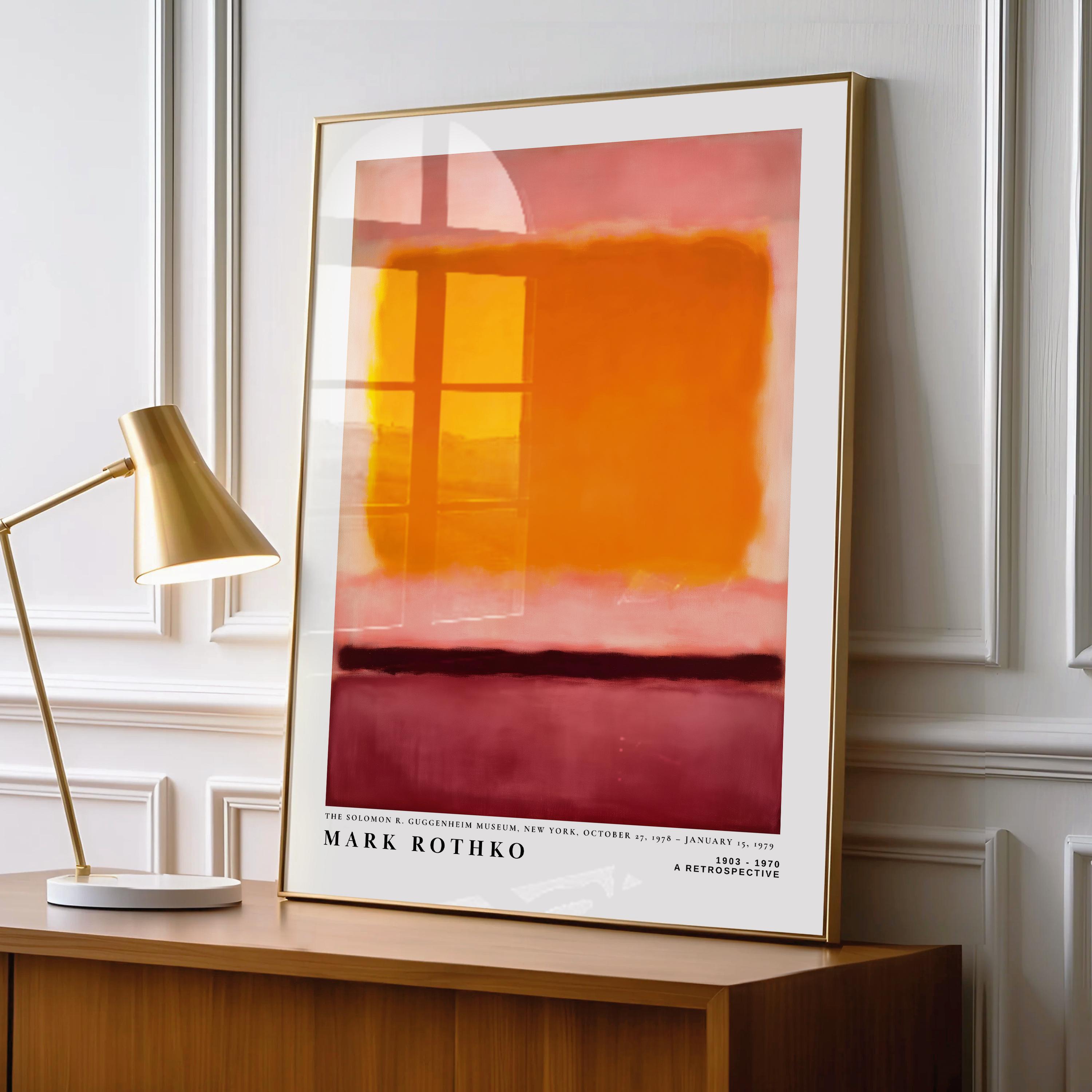 Mark Rothko Netural Mark Rothko Inspired Abstract Wall Art | Warm Neutral Print ...
