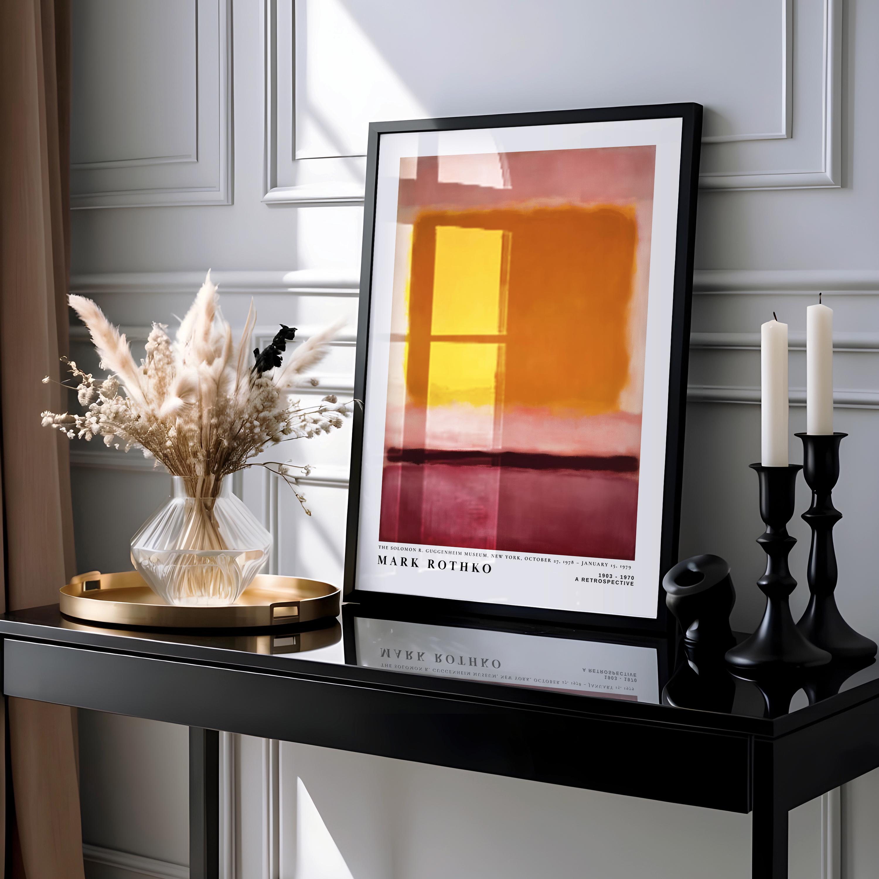 Mark Rothko Netural Mark Rothko Inspired Abstract Wall Art | Warm Neutral Print ...