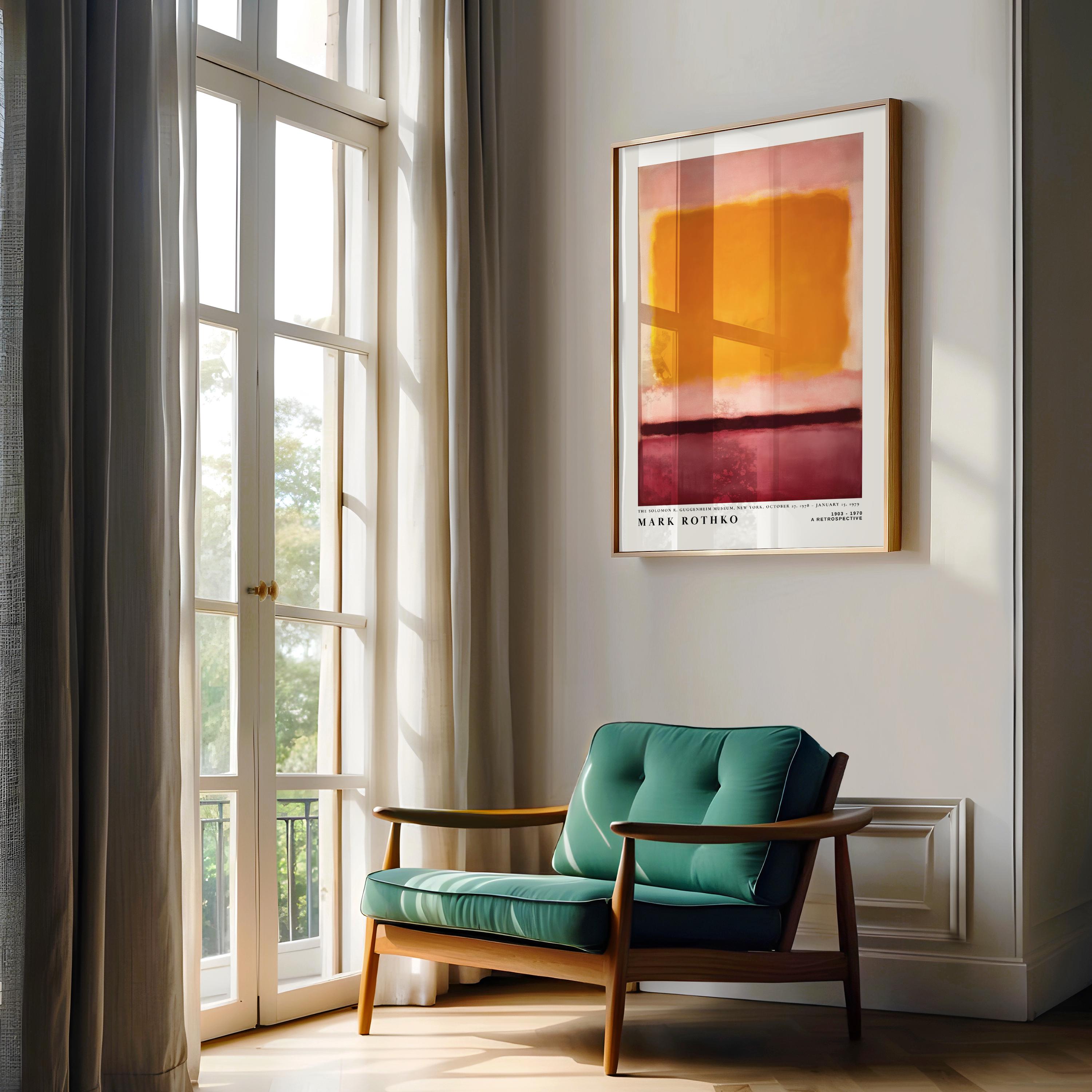 Mark Rothko Netural Mark Rothko Inspired Abstract Wall Art | Warm Neutral Print ...