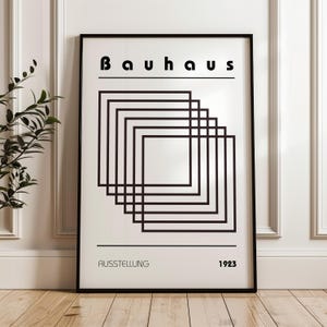 Bauhaus Poster,Framed Wall Art,Art Print,Wall Art,Mid Century Modern,Living Room Decor,Bauhaus Print,Modern Bauhaus Poster DIGITAL Download