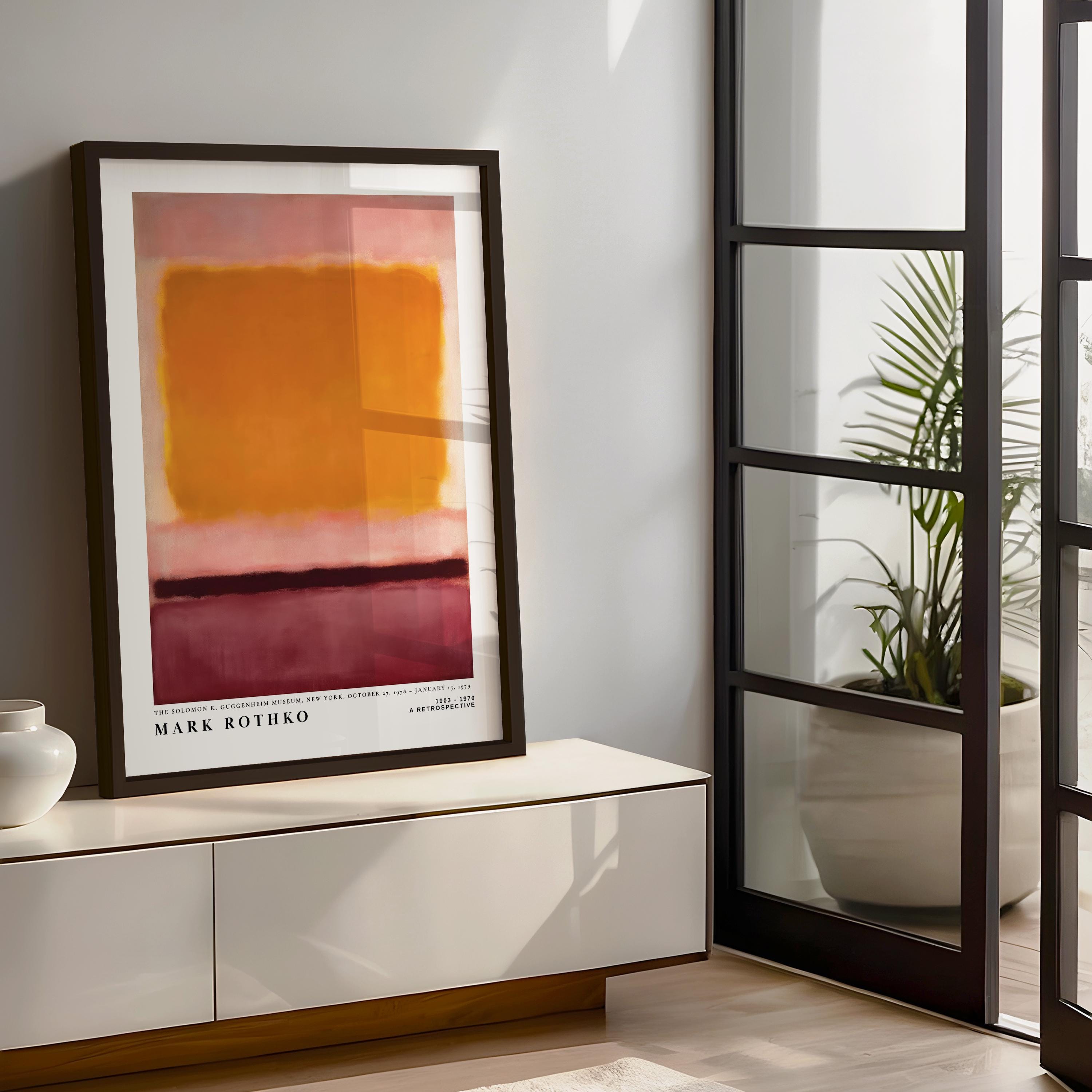Mark Rothko Netural Mark Rothko Inspired Abstract Wall Art | Warm Neutral Print ...