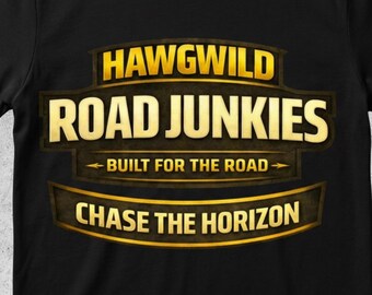 Camiseta de motociclista Road Junkies: Chase The Horizon Motorcycle Apparel