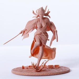 3d stl mode,3d printer files,3d samurai figure,3d warrior woman,3d fantastic figure,3d samurai girl,3d printing files,stl for print,3d print