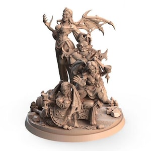 3d printer files,stl for print,3d vampires model,3d miniature figure,3d fantastic figure,3d printing files,stl model,digital print files