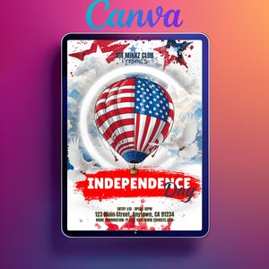 Memorial Day Party, Weekend Club Flyer, Club Party Flyer,Summer Party Flyer, DJ Party, Canva Template, Social Media, Poster, Disco, Intro