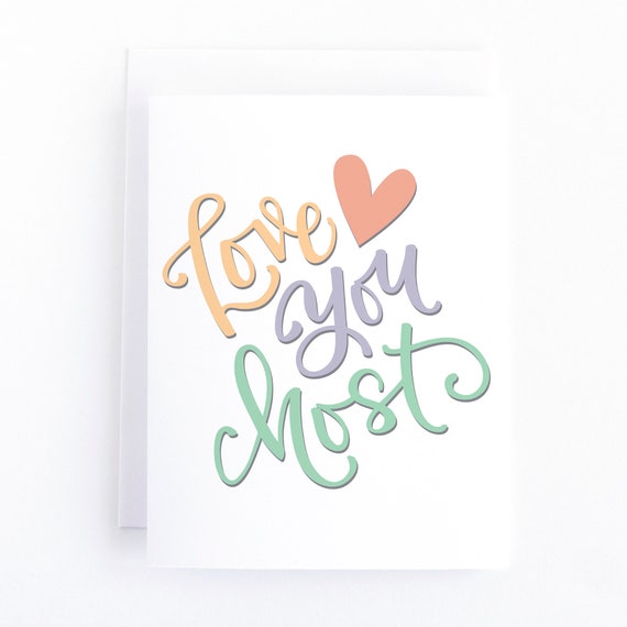 Anniversary Card for Husband, Girlfriend Valentines Card Il_570xn