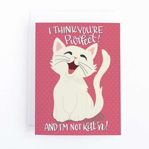 Cat Lover Best Friend Card, Animal Pun Card Il_570xn