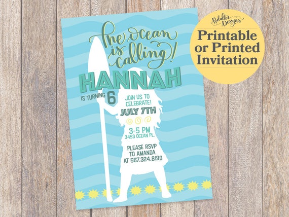 Moana Invites, Moana Social gathering Invitation, Moana Birthday picture about Moana Printable Invitations called Moana Invites, Moana Occasion Invitation, Moana Birthday